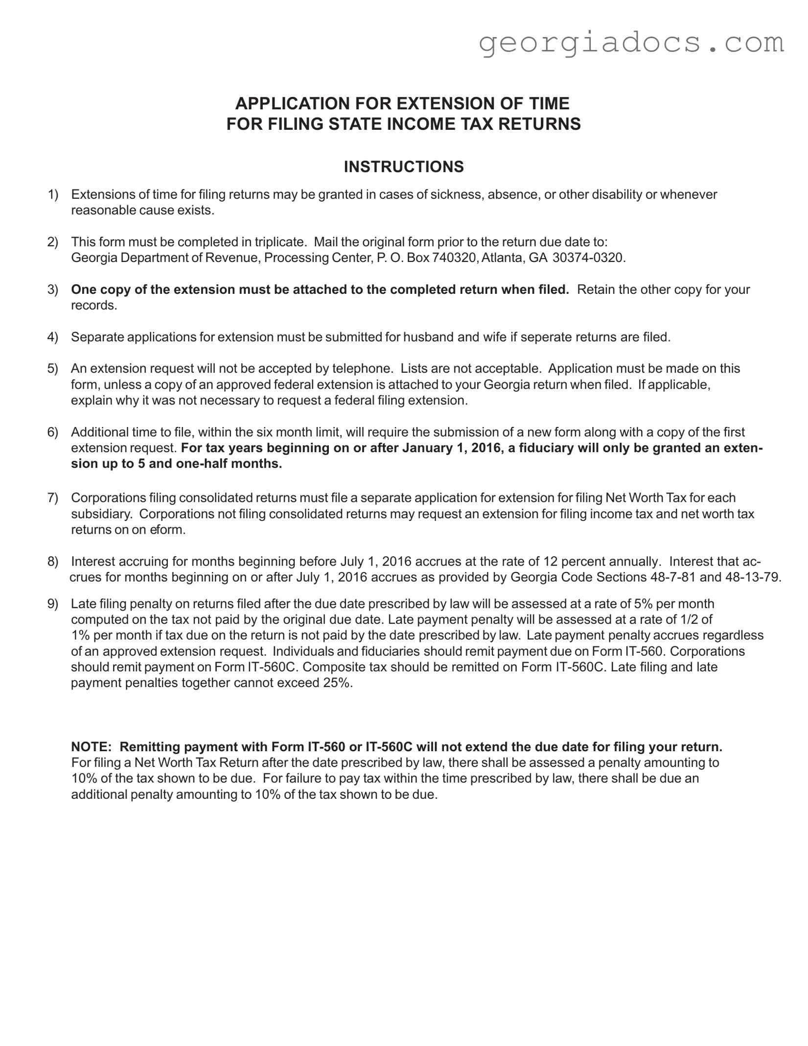 Georgia It 303 Template in PDF