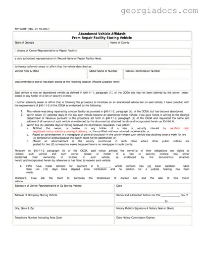 Georgia Mv 603Rf Template in PDF