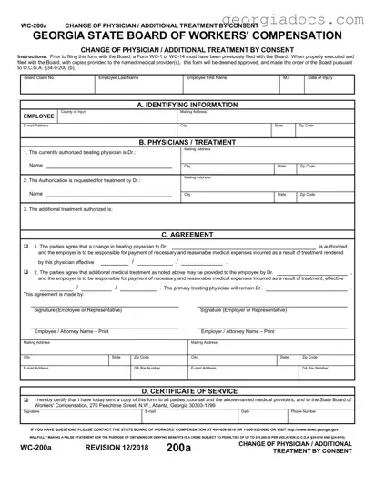 Wc 200A Georgia Template in PDF