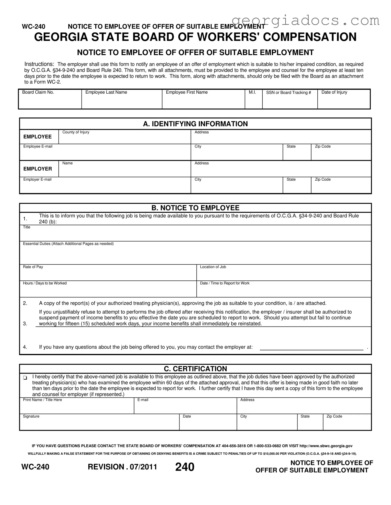 Wc 240 Georgia Template in PDF